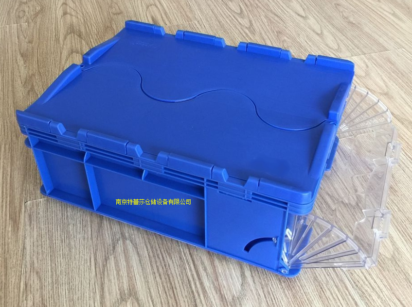 多功能B型周轉(zhuǎn)箱 帶斜口物流箱